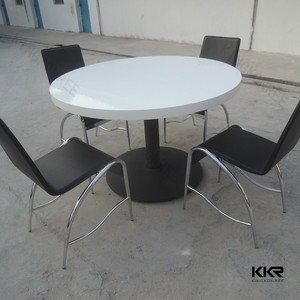 Brillante <span class=keywords><strong>4</strong></span> plazas mesas de <span class=keywords><strong>comedor</strong></span> redondas y sillas - Product Image 3