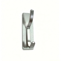 Crochets adhésifs en aluminium spatial à forte adhérence, supports muraux étanches pour serviettes et clés, sans perçage