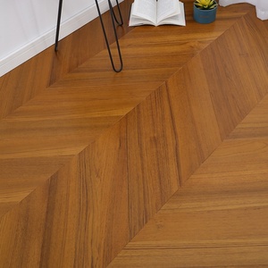 Vente directe usine – Parquet en teck de Birmanie <span class=keywords><strong>à</strong></span> chevrons, nouveau revêtement de sol composite en bois massif 3 couches, plancher en bois stable <span class=keywords><strong>à</strong></span> chevrons - Product Image 3