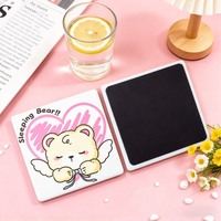 Aimant de réfrigérateur en céramique personnalisé, aimant en céramique vierge pour sublimation, image personnalisée, décoration de la maison