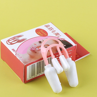 Pack de massage du pont nasal pour salon de beauté - Dispositif de soutien nasal en silicone transparent - Convient aux hommes et aux femmes