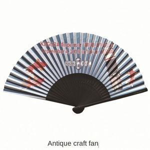 White Custom DIY Bamboo <b>Hand</b> <b>Fan</b> Painted Printed Logo Personalized Wedding <b>Hand</b> Held Portable Blank Paper <b>Fan</b> - Product Image 5