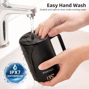 Coffret Cadeau d'Entreprise 2-en-1 : Mug Isotherme Intelligent à Température LED et <span class=keywords><strong>Thermos</strong></span> Unique pour Employés (Pack de Bienvenue) - Product Image 6