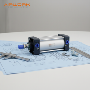 <span class=keywords><strong>Airtac</strong></span> الهواء هوائي اسطوانة sc 100 مللي متر القطر 200 مللي متر تتحمل لكمة - Product Image 1