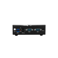 Mini PC industrial sin ventilador Linux Ubuntu/Debian/ltsc N97 de cuatro núcleos, PC integrado con 2LAN, 2COM, 6USB, VGA HD, 2 salidas de video 4K, micro PC