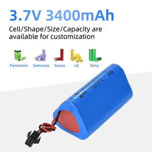 Batterie Li-ion rechargeable 18650 de qualité supérieure 1S3P 3.7V 3400mAh pour veilleuse avec garantie de 12 mois - Product Image 1