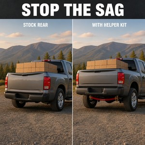 Heavy-Duty Steel Rear Load Plus Helper <b>Leaf</b> Spring Suspension Leveling Kit Increases Payload Capacity Reduces Sagging for TRUNKS - Product Image 3