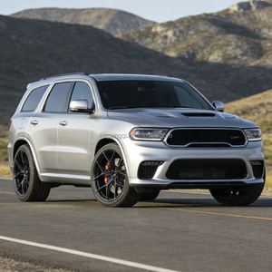 Rueda Forjada Monobloque en Negro Brillante con Diseño Multirradio, Compatible con Dodge Durango SRT, en Oferta - Product Image 3
