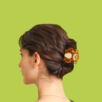 YJL Nouvelle conception, accessoire capillaire unique pour femme, pince à cheveux mignonne en forme de singe de dessin animé, pince à cheveux personnalisée en acétate