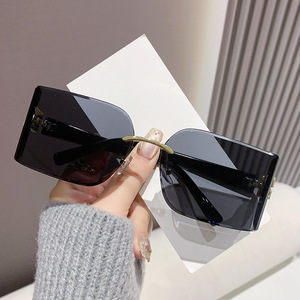 Women Frameless <b>Sunglasses</b> PC Lens UV400 Protection Type 3 Sunshades Fashion Design - Product Image 4