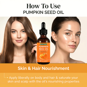 Aceite de Semillas de Calabaza Premium Nutre el Crecimiento del Cabello, Hidrata, Suaviza la Piel, Estimula el Crecimiento del Cabello, Fortalece los Folículos, Probado, Vegano - Product Image 5
