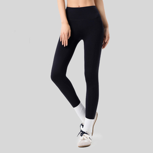 <span class=keywords><strong>Pantalones</strong></span> de Yoga de terciopelo para <span class=keywords><strong>mujer</strong></span> en otoño e invierno con bolsillos laterales <span class=keywords><strong>Pantalones</strong></span> de compresión de cintura alta <span class=keywords><strong>Pantalones</strong></span> de fitness cálidos de terciopelo fino - Product Image 4