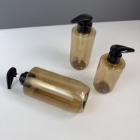 Botol Plastik PET Kosmetik Kosong Set 200ml 300ml 500ml untuk Sampo & Lotion dengan Pompa untuk Perawatan Pribadi