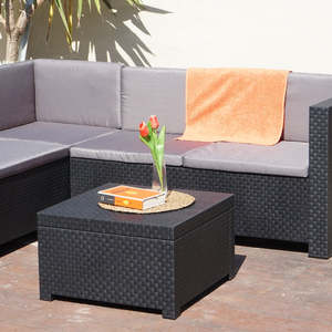 Set di Mobili da Giardino Asis in Rattan PE Moderno, Design Durevole in Polipropilene di Alta Qualità, Set Divano da Esterno - Product Image 4