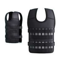 Gilet lesté en acier invisible réglable 10 kg pour hommes, course à pied et entraînement physique