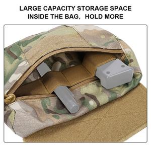 1000D Nylon Camouflage Molle Plate Carrier Pouch <b>Tactical</b> Hunting Drop Pouch Micro Chest Rig <b>Vest</b> Compatibility Made Polyester - Product Image 4