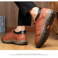 Zapatillas Deportivas de Moda para Hombre con Plataforma y Cordones, Suela de Goma Antideslizante, de Piel Sintética, Transpirables, Ligeras, para Primavera/Otoño