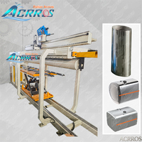 Machine de soudage linéaire automatique à soufflet de 2000 mm pour réservoirs et gros tuyaux en acier inoxydable avec oscillateur de torche