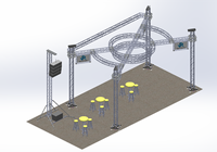 TÜV-Zertifiziertes Outdoor-Aluminium-Traversensystem mit 1000kg Tragfähigkeit für Bühnenveranstaltungen & Werbung