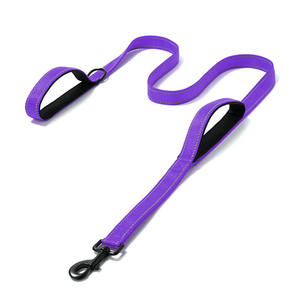 Cuerda de cadena para entrenamiento de perros de viaje al aire libre, plomo de doble asa para un mayor control, entrenamiento de seguridad, correa para perros de doble ASA - Product Image 1