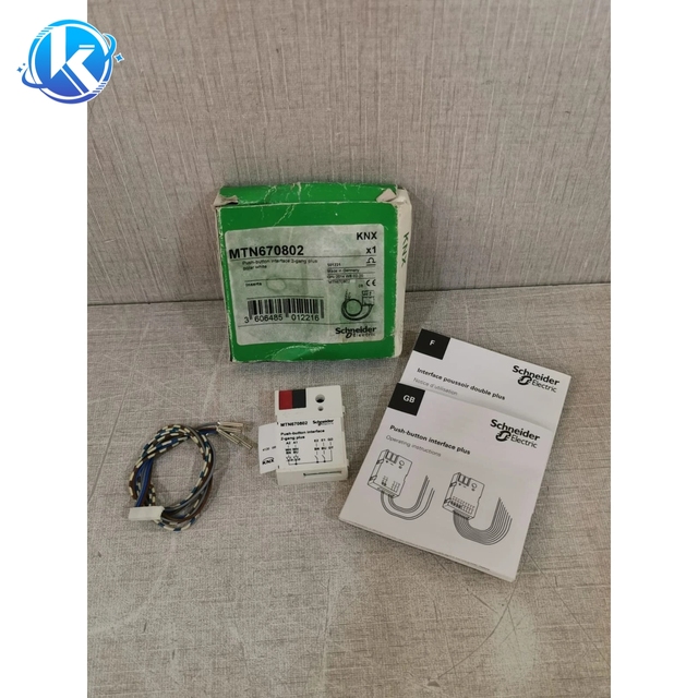 BRAND NEW KNX MTN670802 PUSH-BUTTON INTERFACE 2-GANG PLUS LOC#S102