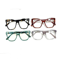 Monture de lunettes de luxe élégante en acétate, motif œil de chat uni, monture intégrale, polie à la main, confortable pour le nez, pour usage quotidien