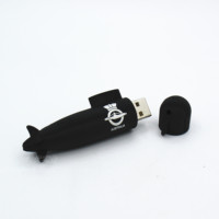 DZ-001 Flashdisk USB 3.0 Bentuk Kapal Selam Kartun Murah 16GB OEM 32GB Bentuk Kapal Perang PVC