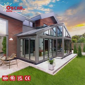 <span class=keywords><strong>Solarium</strong></span> autoportant en aluminium et verre pour jardin, patio, balcon avec protection <span class=keywords><strong>UV</strong></span> et ventilation – Véranda moderne et élégante - Product Image 1