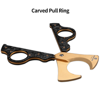 CIGARLOONG Coupe-cigares de haute qualité avec étui en cuir Logo personnalisé Tête de coupe Couteau Guillotine Ciseaux à cigares