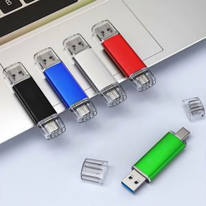 Clé USB 2.0 en plastique pour smartphone, disponible en 4 Go, 8 Go, 16 Go, 32 Go, 64 Go, 128 Go - Product Image 3