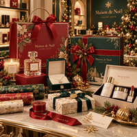 Boîte d'expédition de Noël personnalisée en carton ondulé avec logo pour l'expédition de cadeaux e-commerce