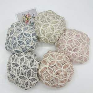 Tela de Tul de Malla Alta de 3 mm con Lentejuelas Bordadas en 2 Colores, <span class=keywords><strong>130</strong></span> cm de <span class=keywords><strong>Ancho</strong></span>, para Vestuario de Escenario, Nueva de Fábrica - Product Image 3