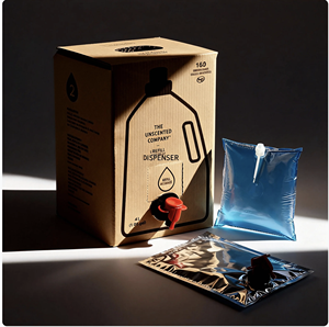 Sac d'emballage en plastique PE thermoscellable RTS en gros pour gel désinfectant pour les mains pochette pour savon liquide Valve tuyau en <span class=keywords><strong>caoutchouc</strong></span> pompe à bas quantité minimale de commande - Product Image 1