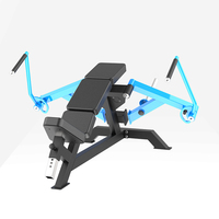 Appareil de musculation professionnel à charge libre pour l'entraînement des pectoraux supérieurs, machine à pec fly inclinée pour la musculation