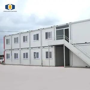 CGCH易组装豪华预制连接扁平包装两层集装箱工厂建筑房屋集装箱便携式