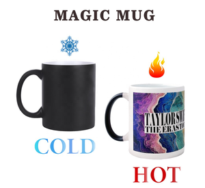 Mug en céramique magique changeant de couleur 11oz |   Mug à sublimation personnalisé avec photo et logo |   Tasse à café thermosensible pour cadeaux et publicité - Product Image 2