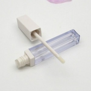 Square <b>Lip</b> Gloss Tube 4ml White Cap Empty Bottle For DIY Makeup Application - Product Image 2