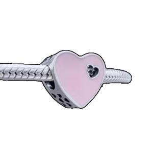 Colgante Pequeño de Lujo DIY para Mujer, de Plata 925 con Circones y Cuentas, con Diseños de Casa de Nieve Roja, Corazón, Flor, Búho y Noria, para Collar y Pulsera - Product Image 2