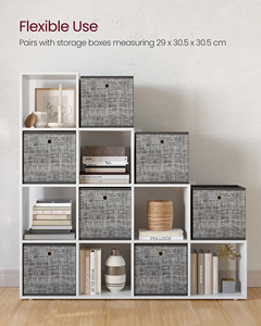<span class=keywords><strong>VASAGLE</strong></span> Étagère <span class=keywords><strong>de</strong></span> rangement pour décorations <span class=keywords><strong>de</strong></span> salon Étagère <span class=keywords><strong>de</strong></span> bibliothèque en bois blanc 10 cubes - Product Image 6