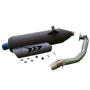 KAO Racing <b>Muffler</b> <b>Exhaust</b> Pipe for PCX Stainless Steel Taiwan Made - Product Image 1