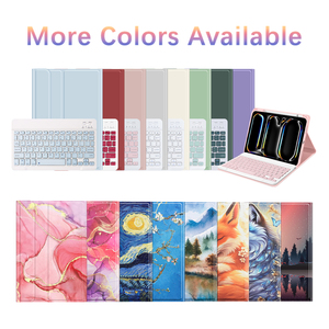 Étui de tablette sur mesure avec clavier sans fil pour iPad Pro 11 2025 2024 M5 M4, étui folio magnétique en cuir PU pour commande en gros - Product Image 4