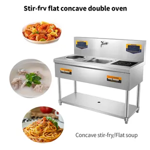 Commercial Induction Cooker 8000W Flat High-Power Induction Cooker Household Stir-Fry Hotel Cooking Electric Stove Desktop 6000W