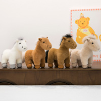 Nouveau peluche Animal fourrure jouets cadeaux pour enfants mignon doux dessin animé Animal cheval en peluche jouet oreiller poupée jouets en peluche