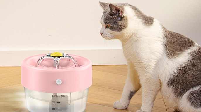 Newest Portable Automatic Cat Fountain Water Drinking Feeder Electric Pet  Cat Water Bowl Cat Water Fountain