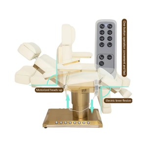 Win Adjustable Luxury <b>Portable</b> <b>Tables</b> Salon Cosmetic Curved Facial Spa Beauty Bed Lash Electric Massage <b>Table</b> - Product Image 5