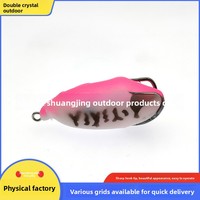 Leurre Vivant en Acier Inoxydable Thunder Frog pour Pêche en Mer, Simulation Souris, Hameçon pour Poissons d'Eau Salée