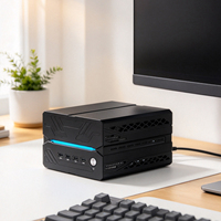 Mini PC AMD Ryzen 5 7600X dengan 6 Core 12 Thread dan Dua Port LAN 2.5G, Micro PC dengan Wi-Fi 7 untuk Gaming dan Live Streaming