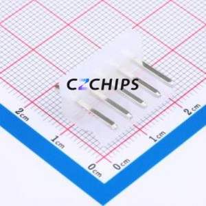 HDGC3961WV-5P-2 Wire-to-Board Pin Header Bent Lead Through Hole,P=3.96mm Connector 1x5P 3.96mm Through Hole 5P - Product Image 1