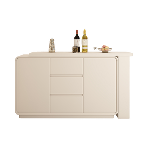 Lxyx Cream Style Modular Metal Integrated Sideboard <b>Bar</b> <b>Table</b> Retractable Wall Mounted Living Room Partition Island Dining <b>Table</b> - Product Image 4