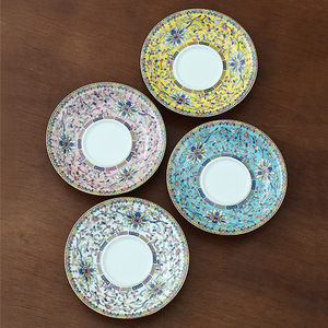 Jingdezhen Porcelain Coffee <b>Cup</b> European Style Hand Painted Flowers Gold Trim Afternoon <b>Tea</b> <b>Set</b> - Product Image 2
